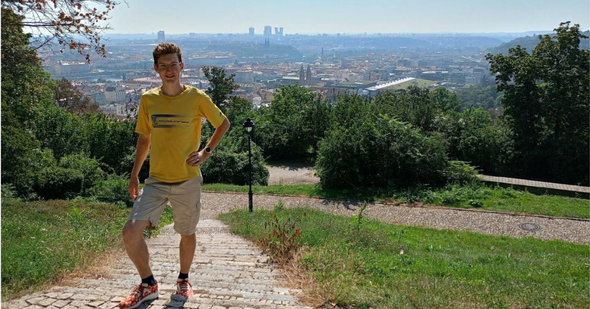 Filip, ESC volunteer in EDU section cover photo