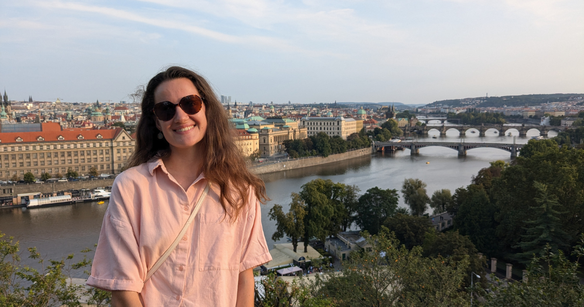 Flora, incoming ESC volunteer in Prague